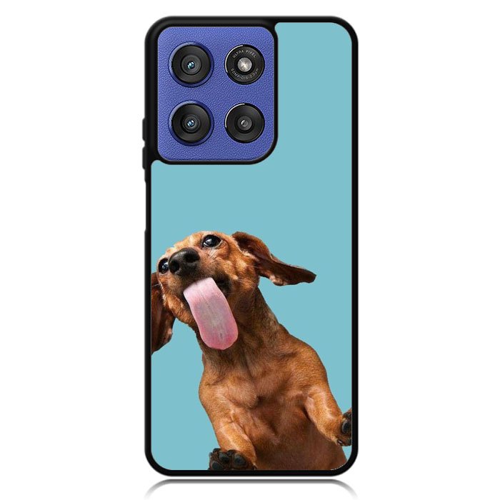 The funny thing is the dog on the glass Motorola Moto G Stylus 5G 2025 Case OV0333