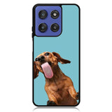 The funny thing is the dog on the glass Motorola Moto G Stylus 5G 2025 Case OV0333