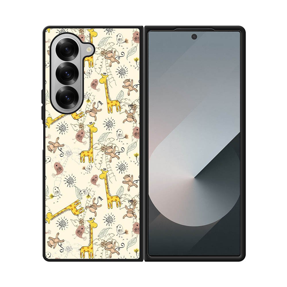 Friends of monkeys and giraffes Samsung Galaxy Z Fold 7 5G Case QC0336