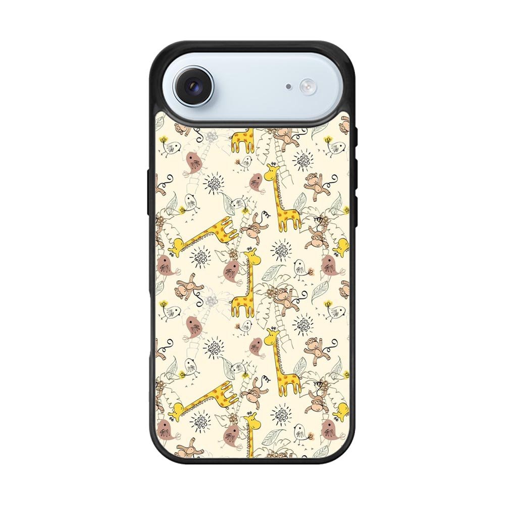 Friends of monkeys and giraffes iPhone Air Case QC0336