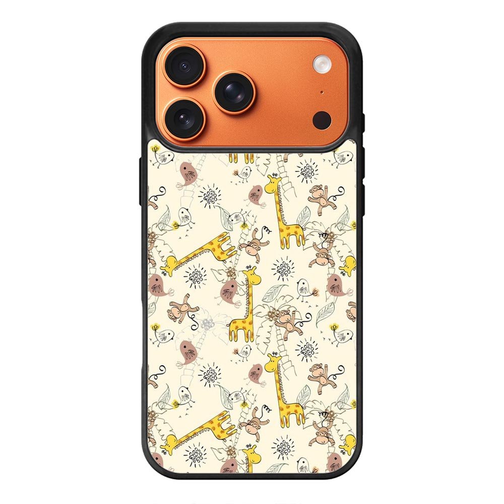 Friends of monkeys and giraffes iPhone 17 Pro Case QC0336