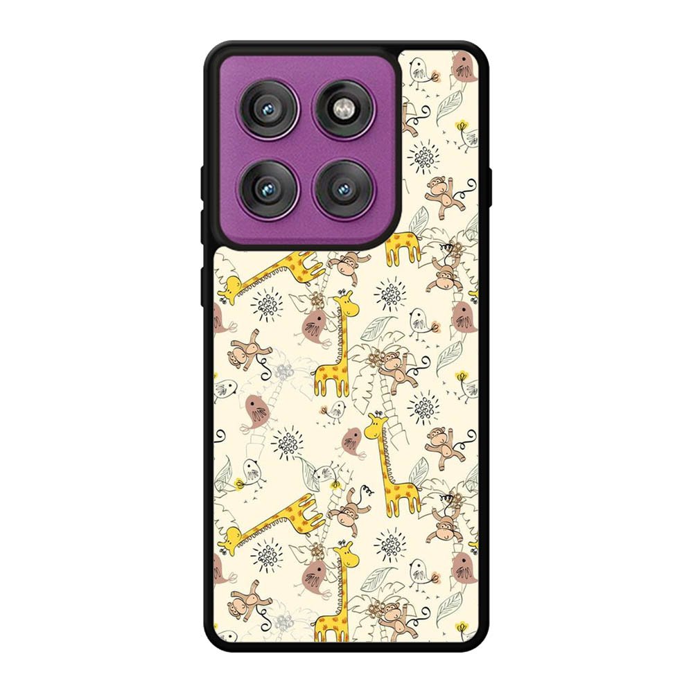 Friends of monkeys and giraffes Motorola Moto Edge 60 Pro Case QC0336
