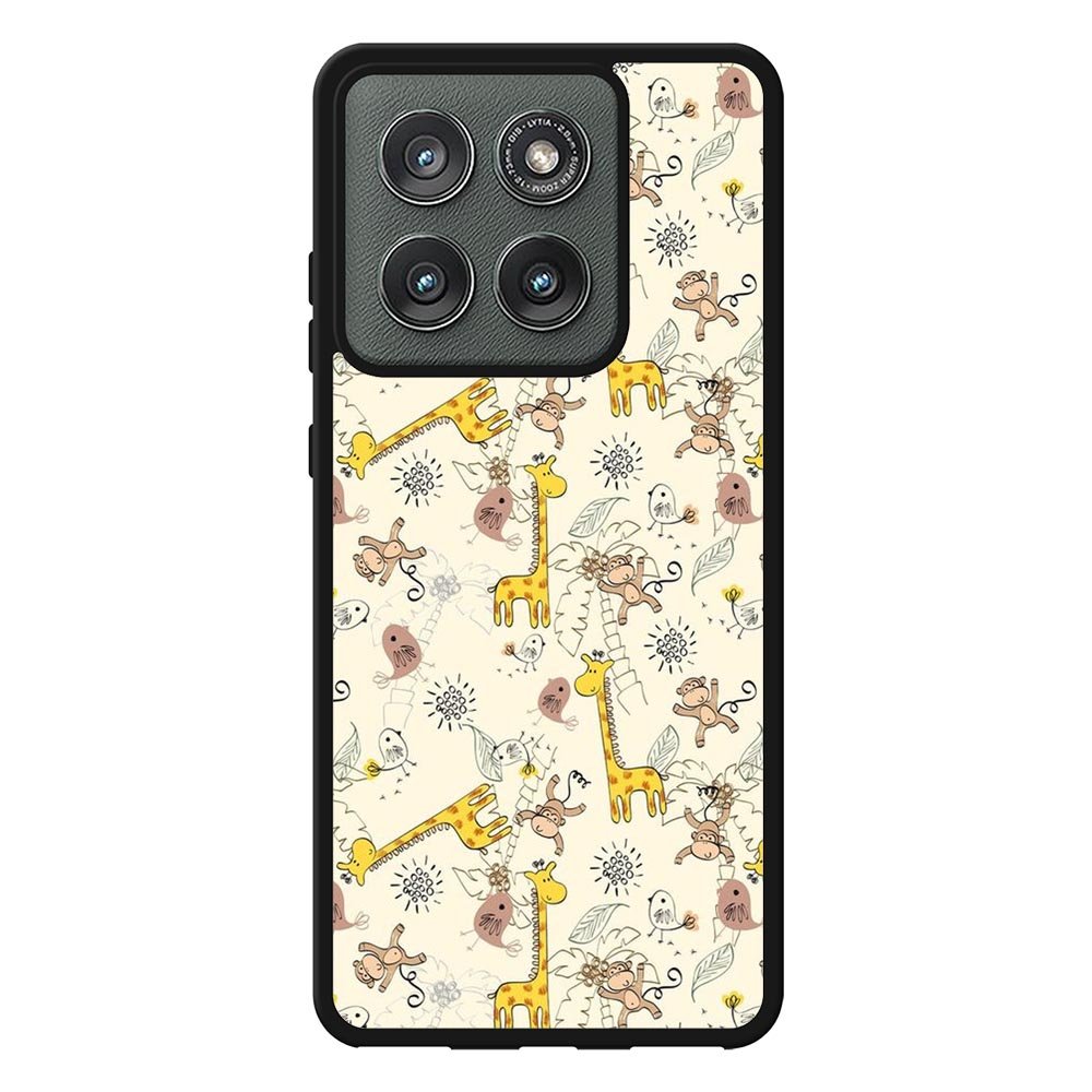 Friends of monkeys and giraffes Motorola Moto Edge 2025 Case QC0336