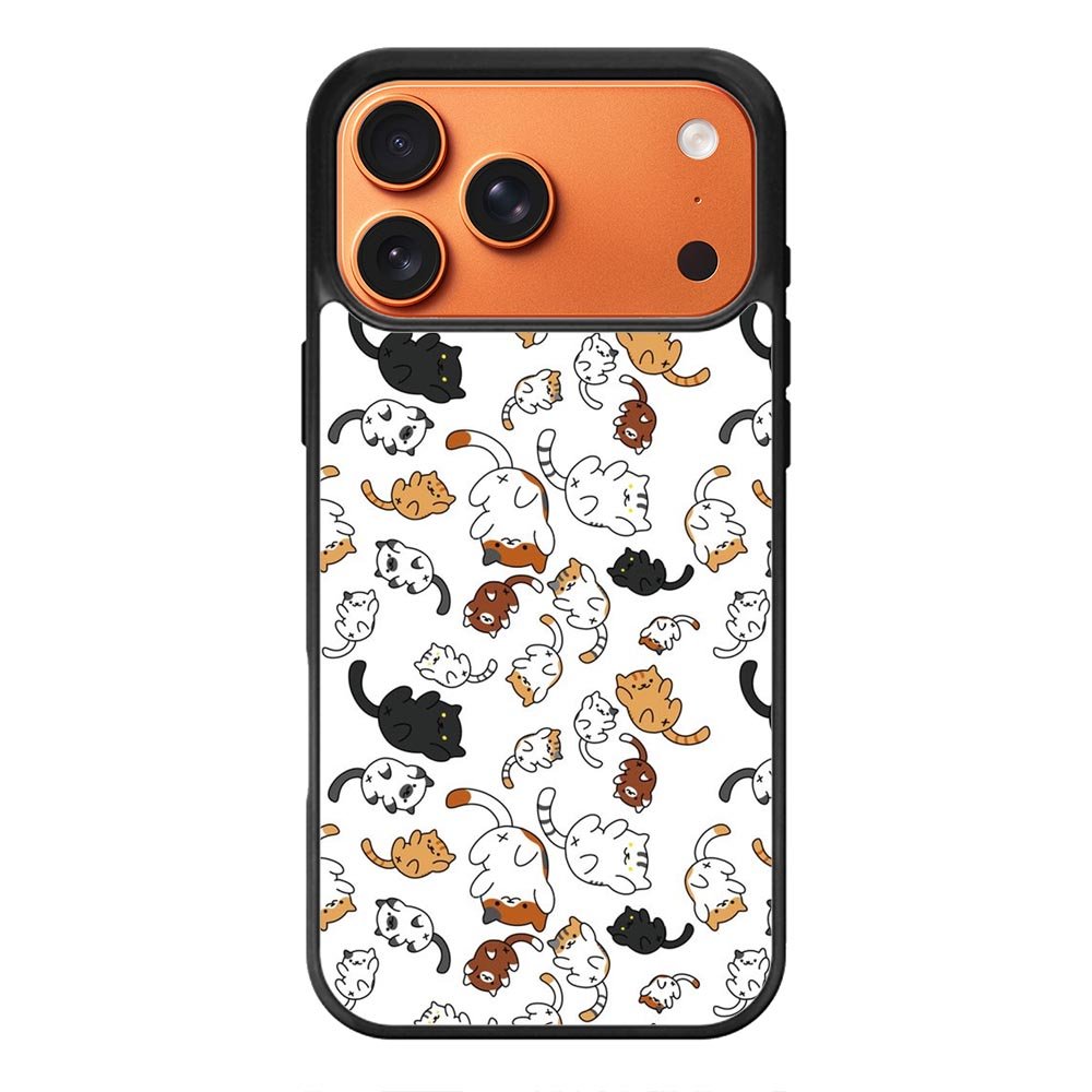 Adorable cat iPhone 17 Pro Max Case QC0337