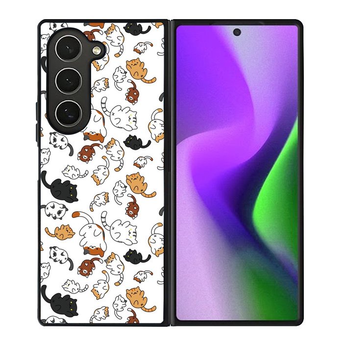 Adorable cat Samsung Galaxy Z Fold 6 5G 2024 Case OV0337
