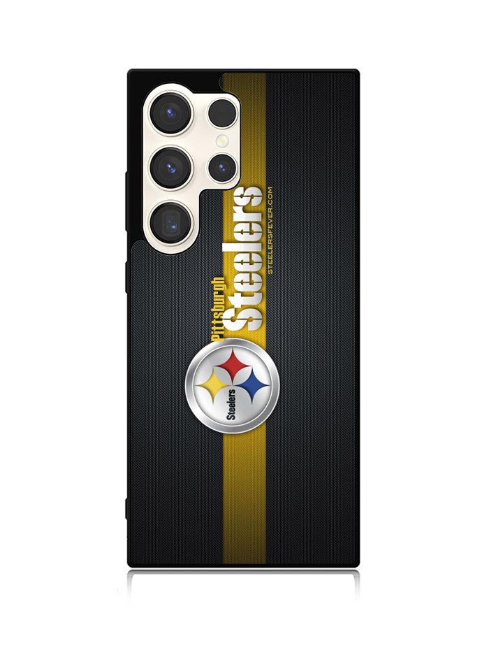 Pittsburgh Steelers Carbon Metal Samsung Galaxy S25 Ultra 5G Case QC0341