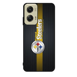 Pittsburgh Steelers Carbon Metal Motorola Moto G Stylus 5G 2024 Case OV0341
