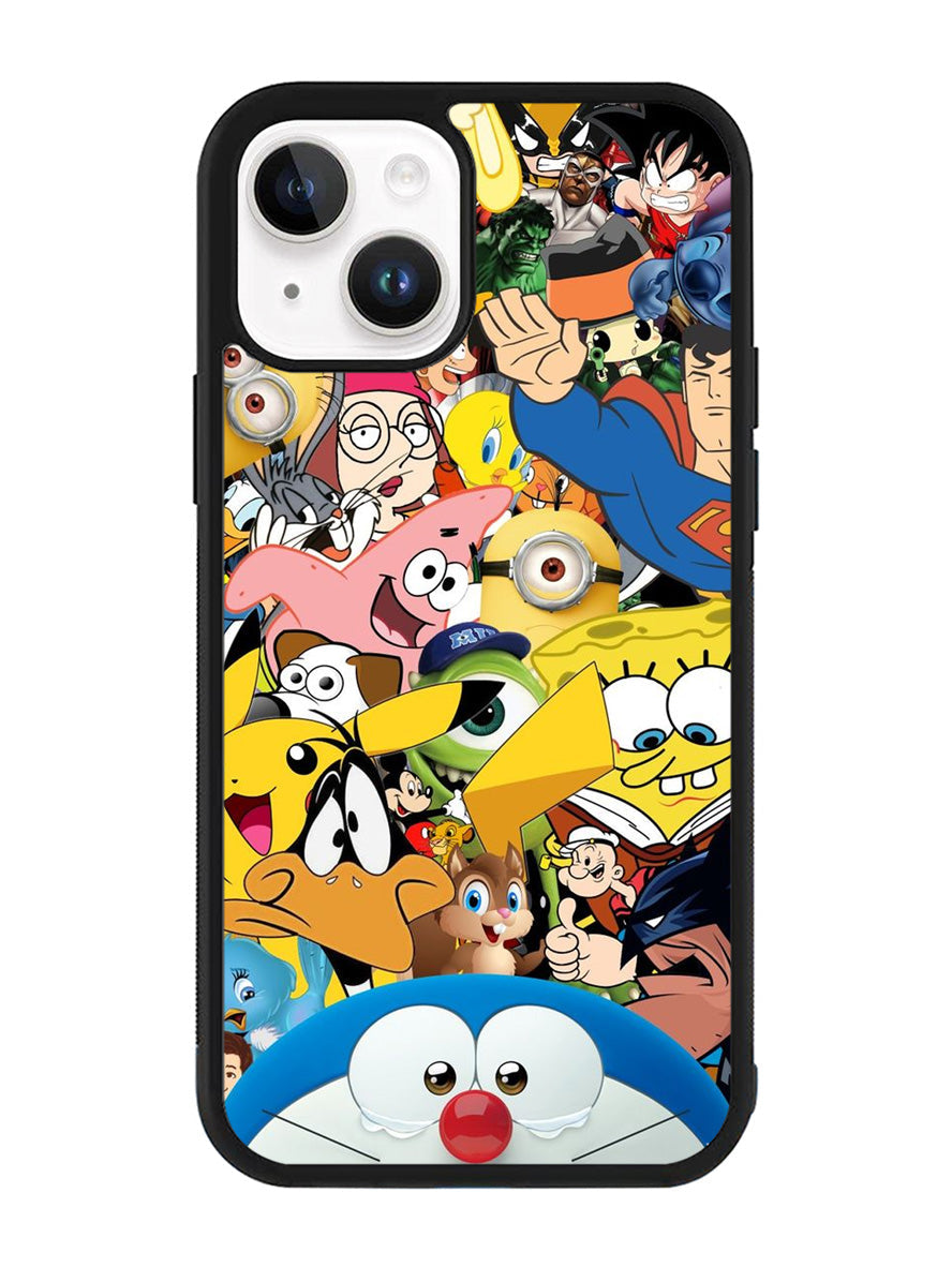 Cartoon All Character iPhone 15 Plus Case OV0346