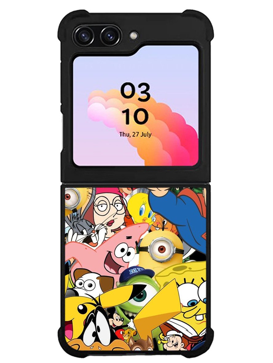 Cartoon All Character Samsung Galaxy Z Flip 5 5G 2023 Case OV0346