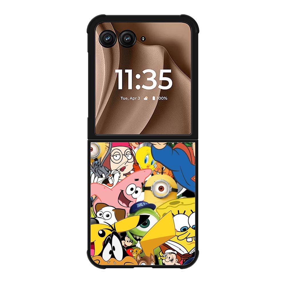 Cartoon All Character Motorola Moto RAZR Plus 2025 Case OV0346