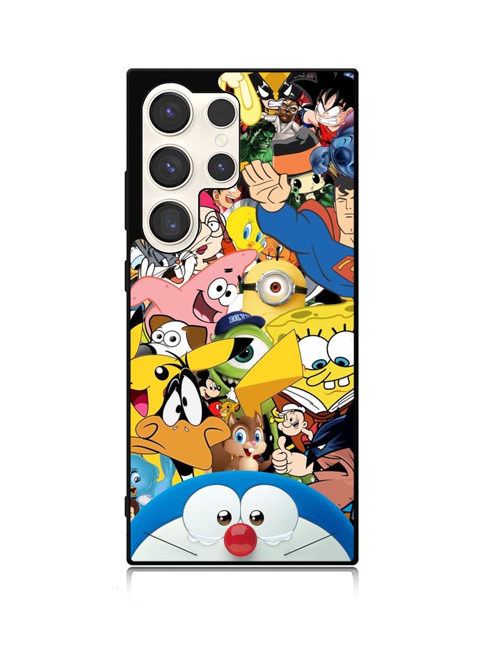 Cartoon All Character Samsung Galaxy S23 Ultra 5G Case QC0346