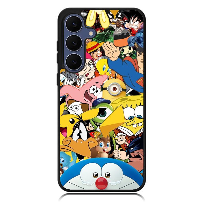 Cartoon All Character Samsung Galaxy S25 FE Case OV0346