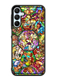 Disney characters stained glass Samsung Galaxy A35 5G Case OV0358