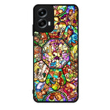 Disney characters stained glass Motorola Moto G Play 2024 Case OV0358