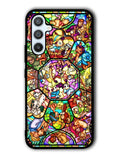 Disney characters stained glass Samsung Galaxy A54 5G Case OV0358