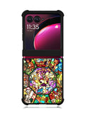 Disney characters stained glass Motorola Moto Razr Plus 2023 , Moto Razr+ 2023 Case OV0358