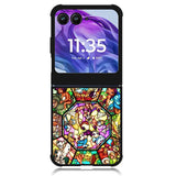 Disney characters stained glass Motorola Moto Razr Plus 2024 , Moto Razr+ 2024 Case OV0358