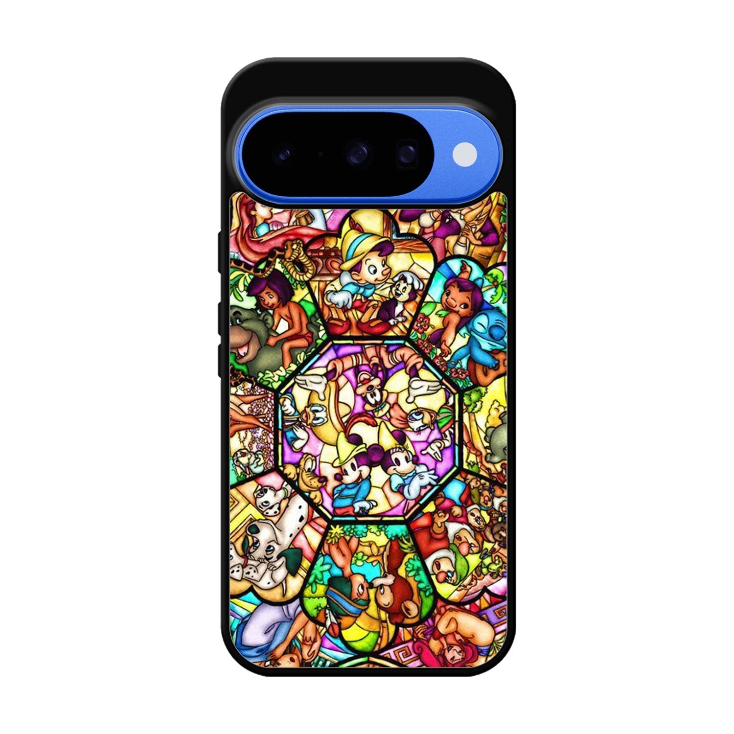 Disney characters stained glass Google Pixel 10 Case OV0358