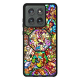Disney characters stained glass Motorola Moto Edge 2025 Case OV0358