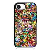 Disney characters stained glass iPhone 16e Case OV0358