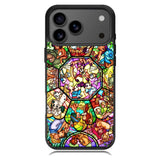 Disney characters stained glass iPhone 17 Pro Case RC0358