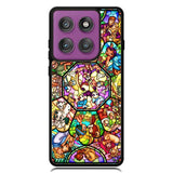Disney characters stained glass Motorola Moto Edge 2025 | Moto Edge 60 Fusion | Moto Edge 60 Pro Case OV0358
