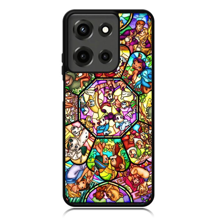 Disney characters stained glass Motorola Moto G 5G 2025 Case OV0358