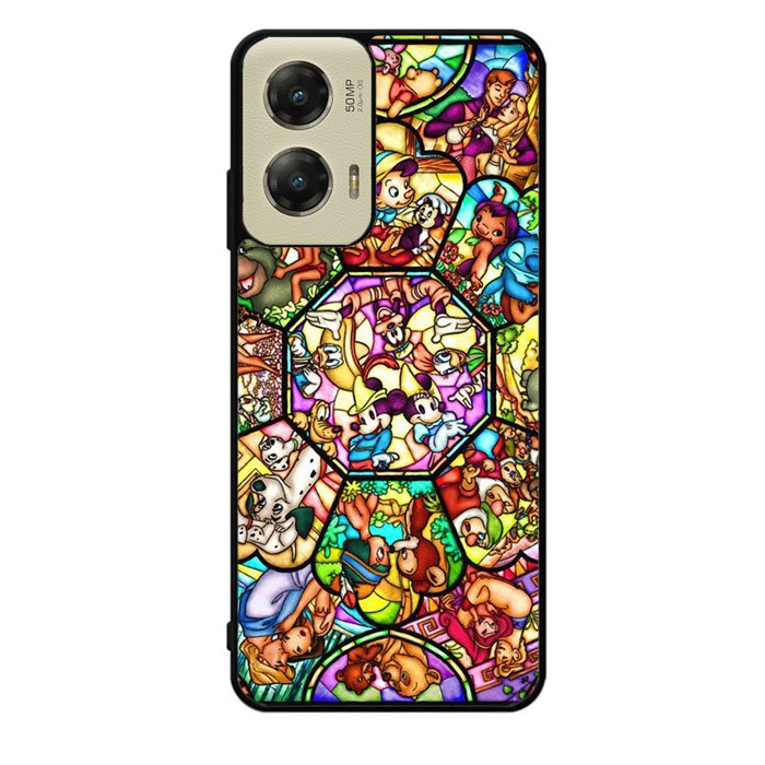 Disney characters stained glass Motorola Moto G Stylus 5G 2024 Case OV0358