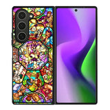 Disney characters stained glass Samsung Galaxy Z Fold 6 5G 2024 Case OV0358