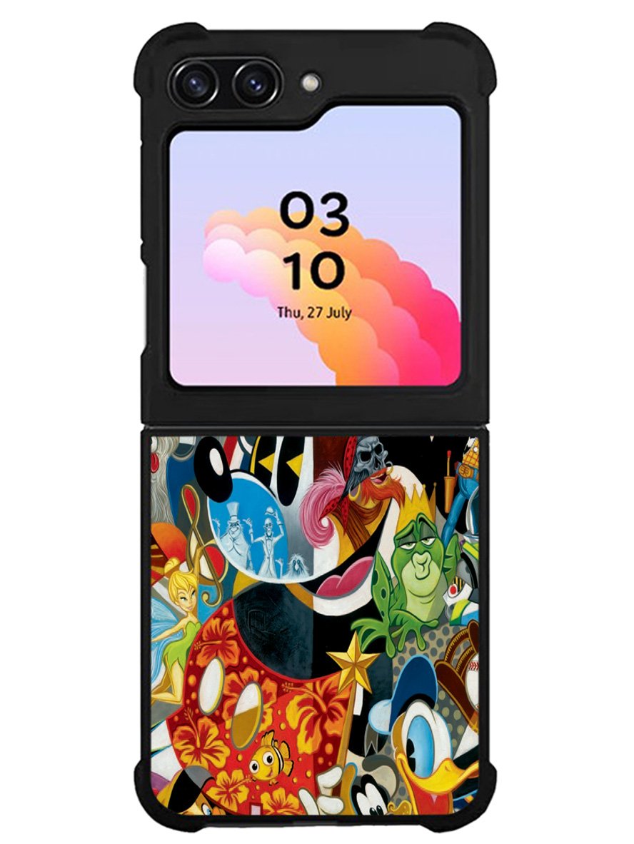 Disney Mickey Mouse Collage Samsung Galaxy Z Flip 5 5G 2023 Case OV0360