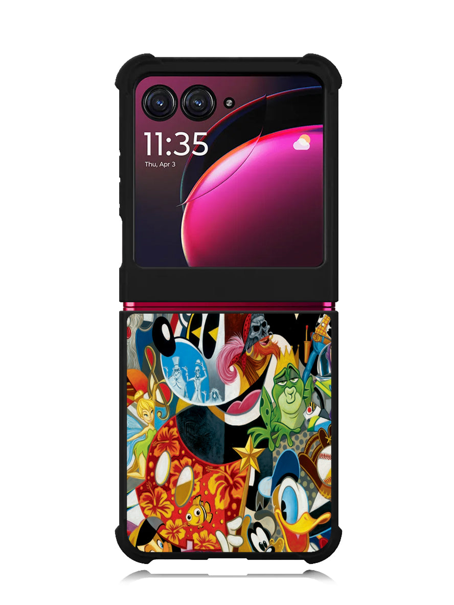 Disney Mickey Mouse Collage Motorola Moto Razr Plus 2023 , Moto Razr+ 2023 Case OV0360