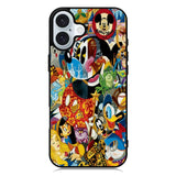 Disney Mickey Mouse Collage iPhone 16 Case QC0360