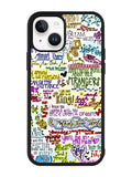 Disney Song Lyrics iPhone 15 Plus Case OV0362
