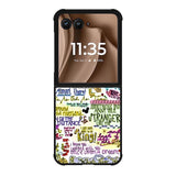 Disney Song Lyrics Motorola Moto RAZR Plus 2025 Case OV0362