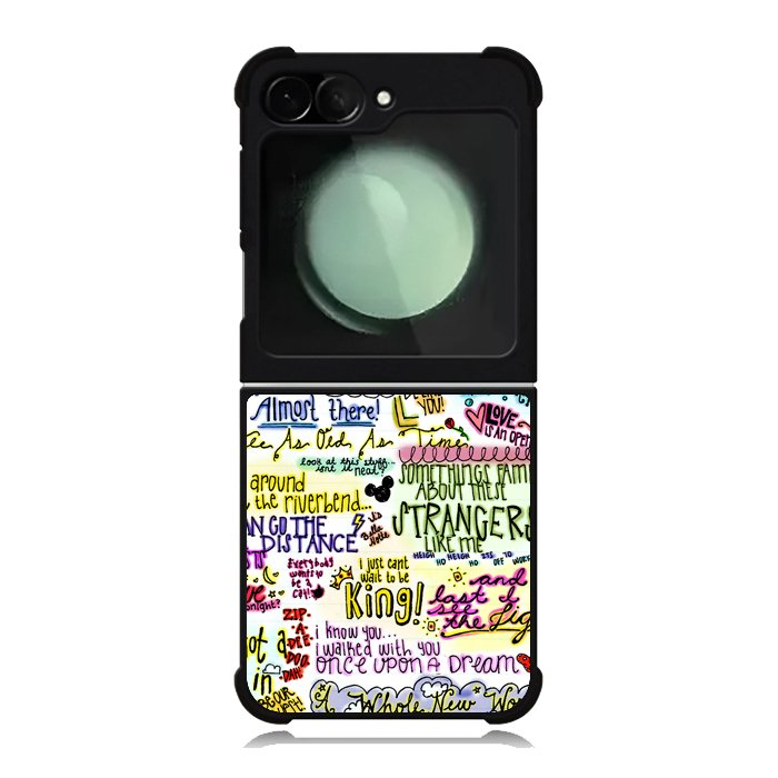 Disney Song Lyrics Samsung Galaxy Z Flip 6 5G 2024 Case OV0362