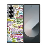 Disney Song Lyrics Samsung Galaxy Z Fold 7 5G Case QC0362