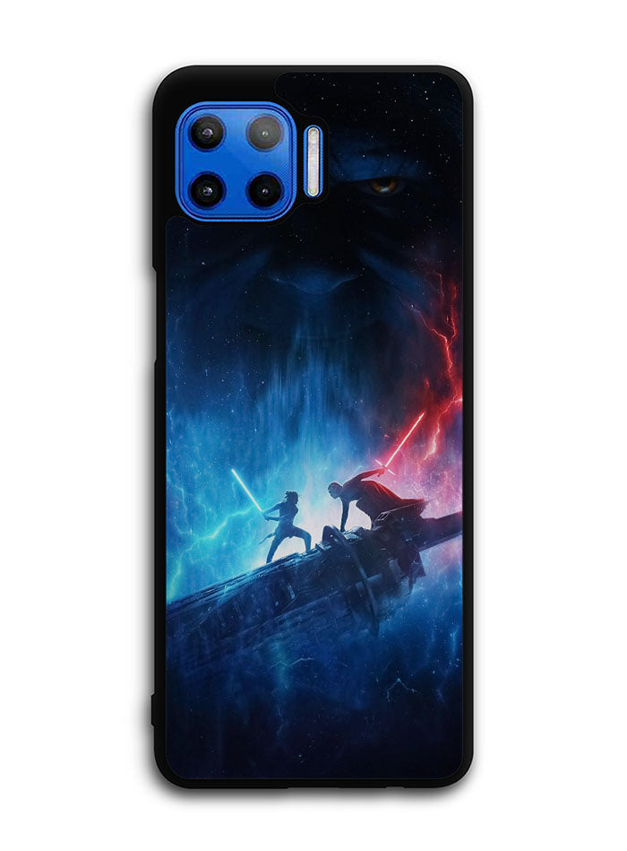 Rey Vs Kylo Ren Dh Sidious Star Wars Motorola Moto One 5G Case , Moto One 5G UW Case , Moto G 5G Plus Case