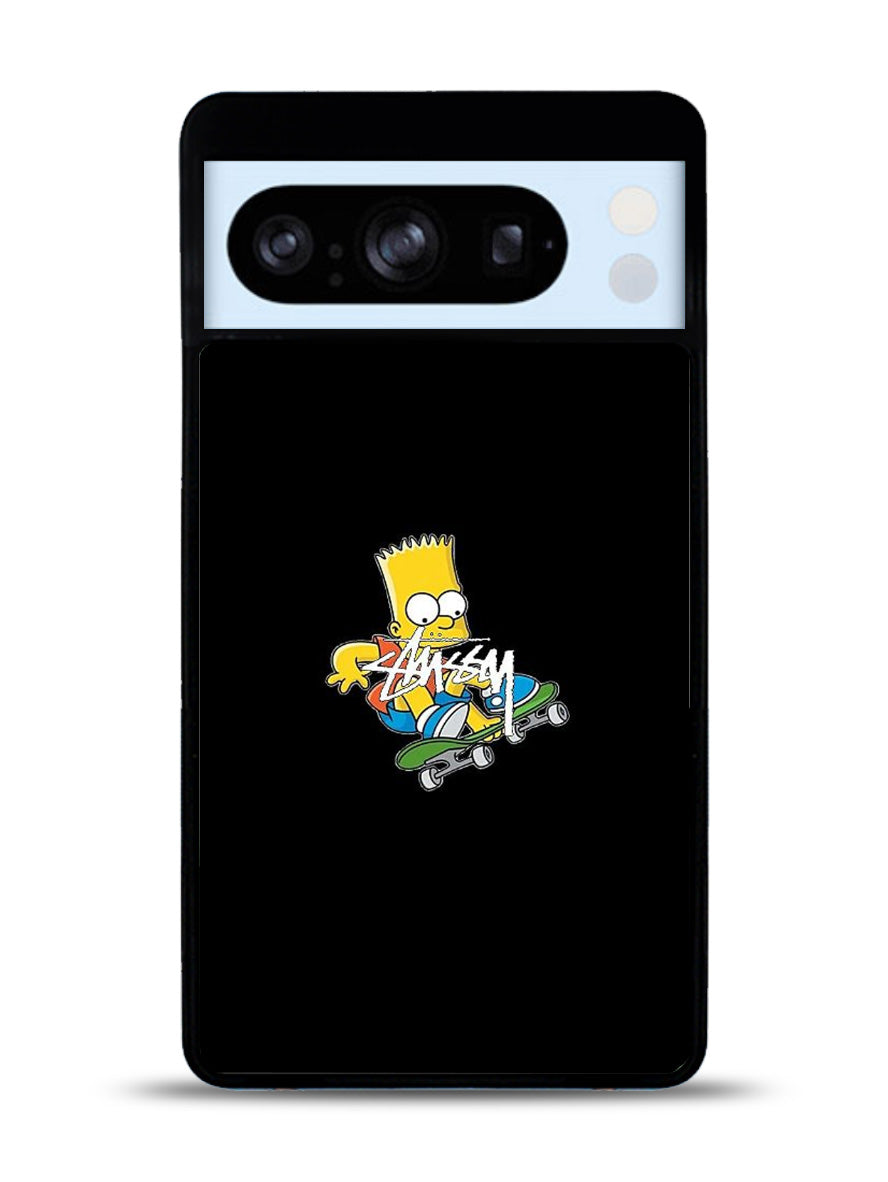 Simpson Stussy Google Pixel 8 Pro Case QC5341