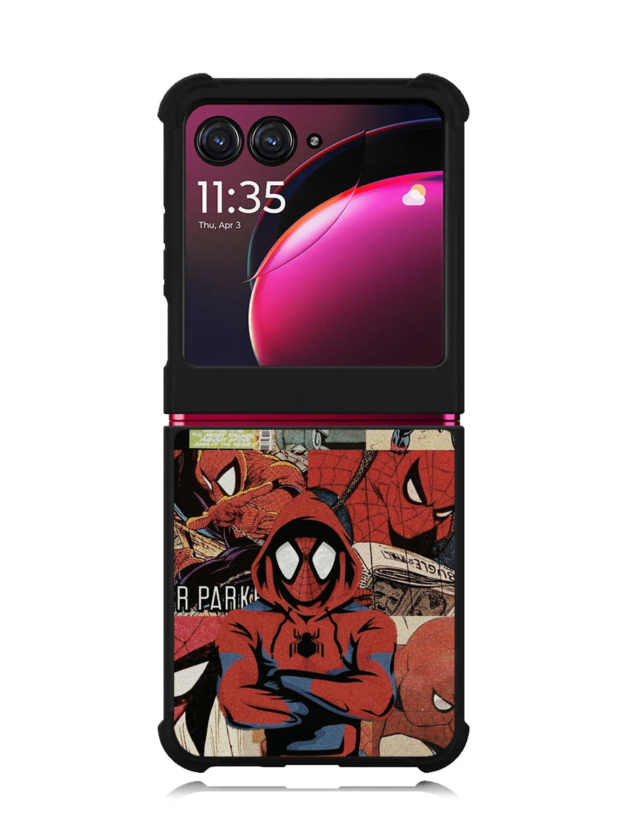 Spiderman Collage 2nd Motorola Moto Razr Plus 2023 , Moto Razr+ 2023 Case