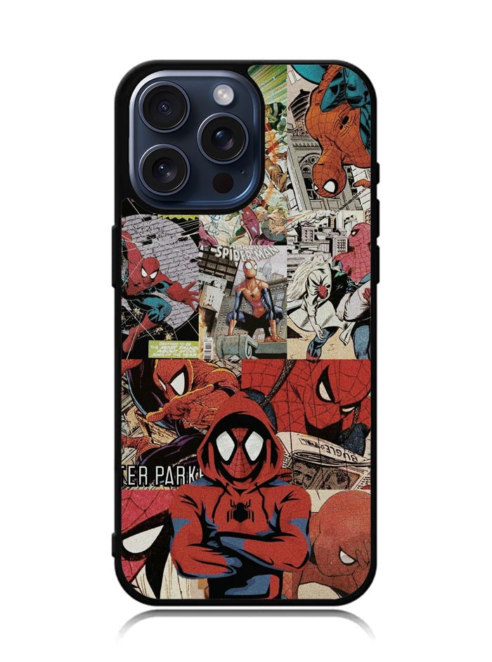 Spiderman Collage iPhone 15 Pro Case OV5388