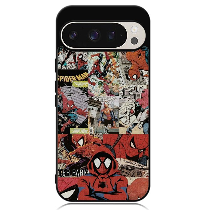 Spiderman Collage 2nd Google Pixel 9 | Pixel 9 Pro Case