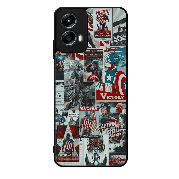 Captain America Collage Motorola Moto G Play 2024 Case OV5470