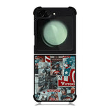 Captain America Collage Samsung Galaxy Z Flip 6 5G 2024 Case OV5470