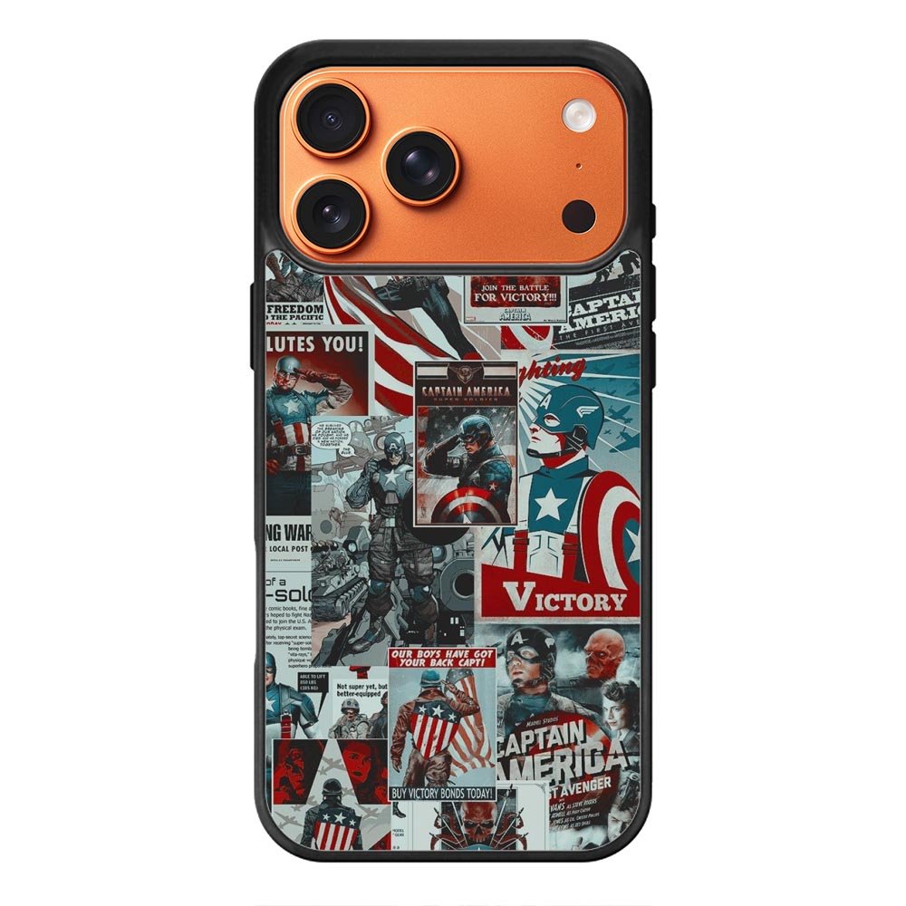 Captain America Collage iPhone 17 Pro Max Case OV5470