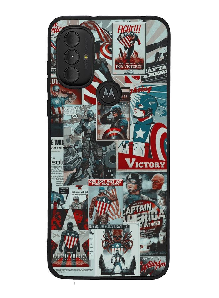 Captain America Collage Motorola Moto G Pure 2021 , Moto G Power 2022 Case OV5470