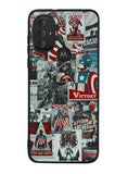 Captain America Collage Motorola Moto G Pure 2021 , Moto G Power 2022 Case OV5470