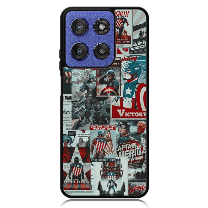Captain America Collage Motorola Moto G Stylus 5G 2025 Case OV5470