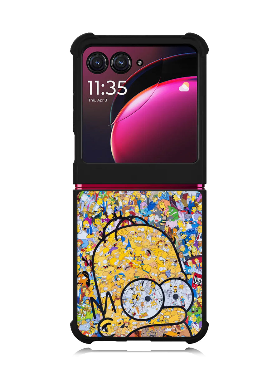 Homer Simpson Motorola Moto Razr Plus 2023 , Moto Razr+ 2023 Case OV5481