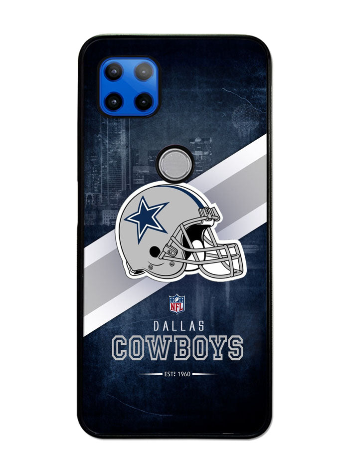Helmed Cowboys Dallas Motorola Moto G 5G Case , Moto One 5G Ace Case