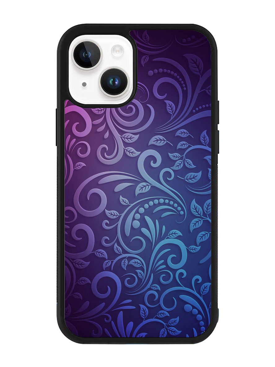 Leaf pattern iPhone 14 Plus Case QC5545